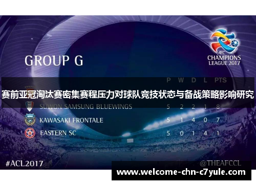 赛前亚冠淘汰赛密集赛程压力对球队竞技状态与备战策略影响研究 赛前亚冠淘汰赛密集赛程压力对球队竞技状态与备战策略影响研究